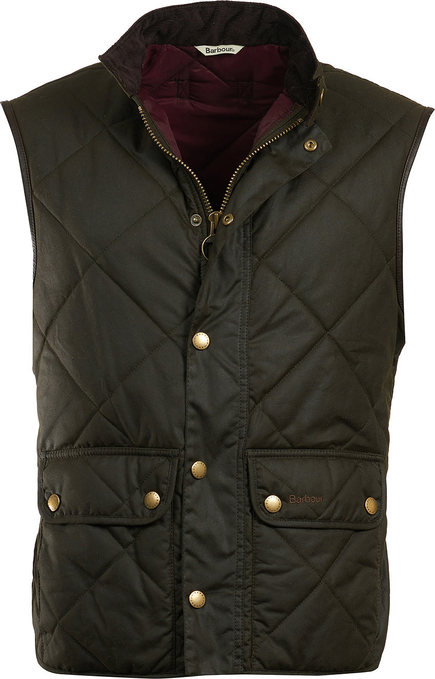 barbour wax lowerdale gilet