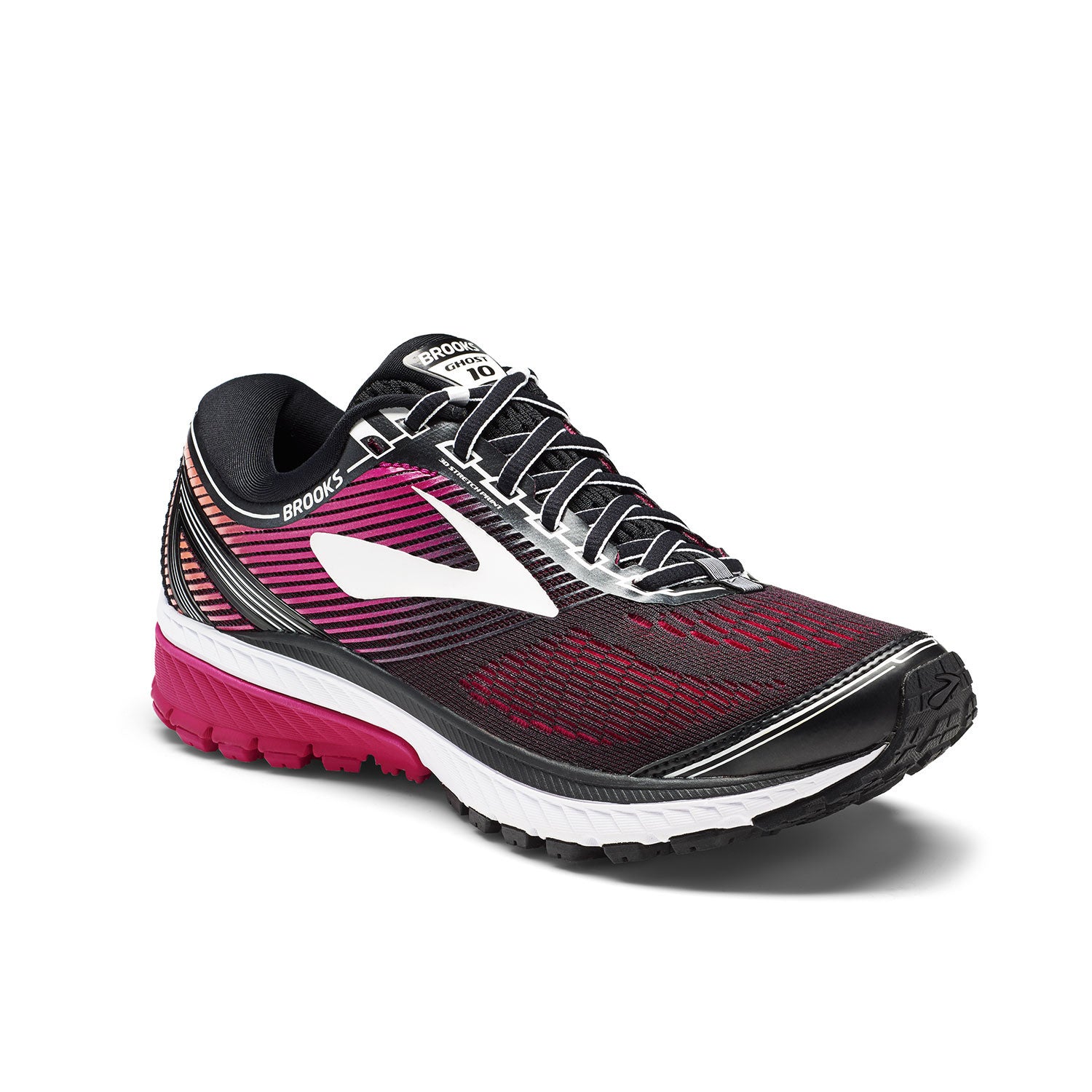 brooks women's ghost 10 wide running shoes