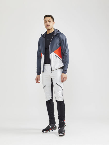 Craft Sportswear Men's Glide Hood Jacket, Black-Granite, Small at   Men's Clothing store