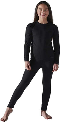 CAMPRI Boys Long Sleeved Thermal Baselayer Top/Shirt - Black - Size Age MB  : : Fashion