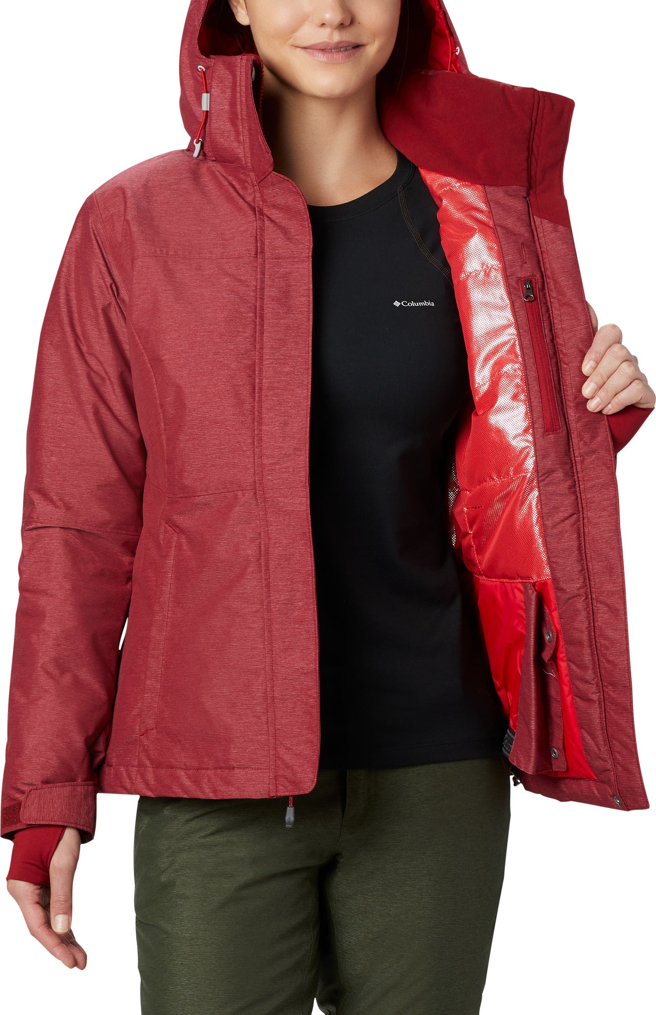 women's alpine omni heat jacket