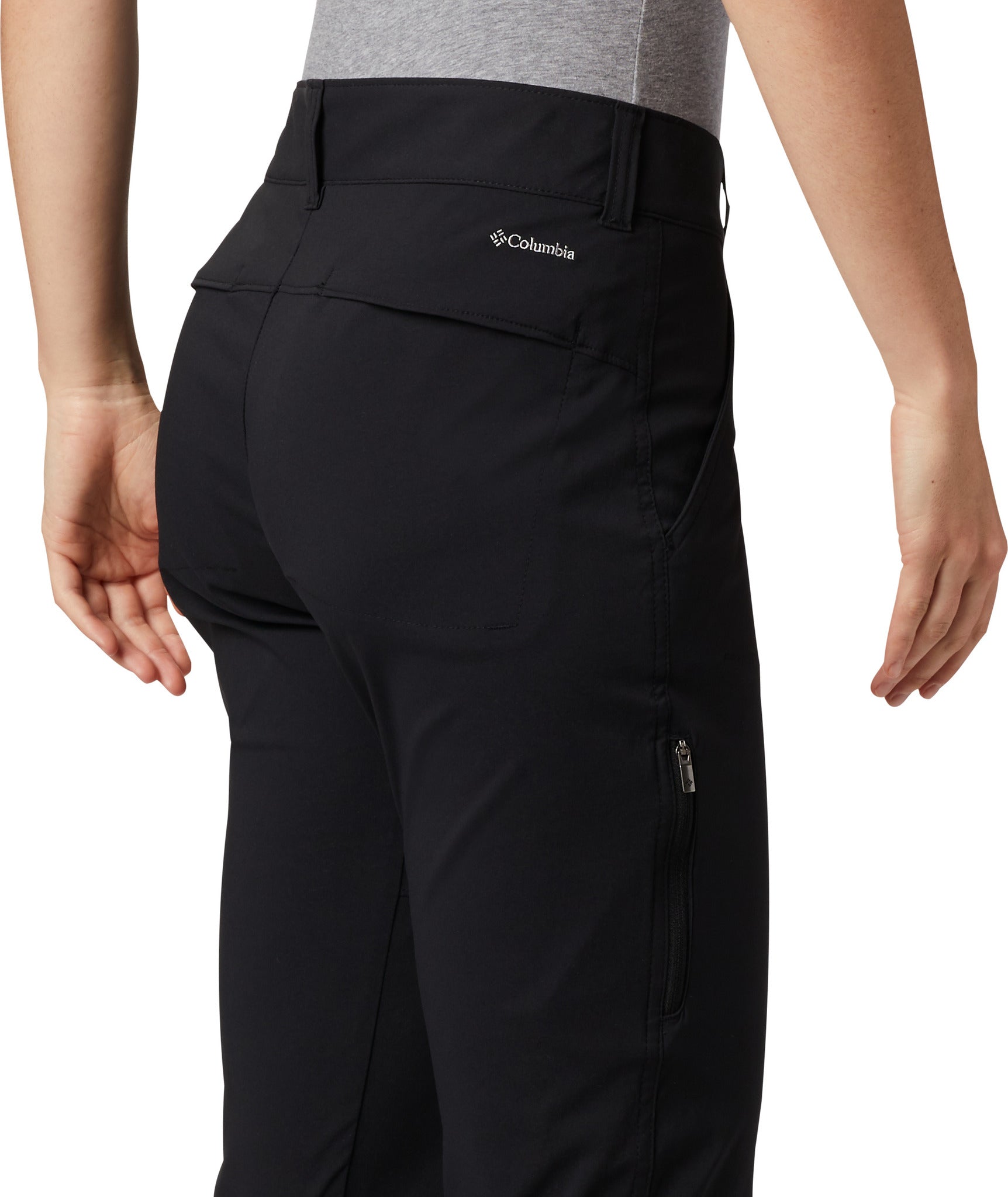 Columbia Women ' S Saturday Trail Long Short - Black