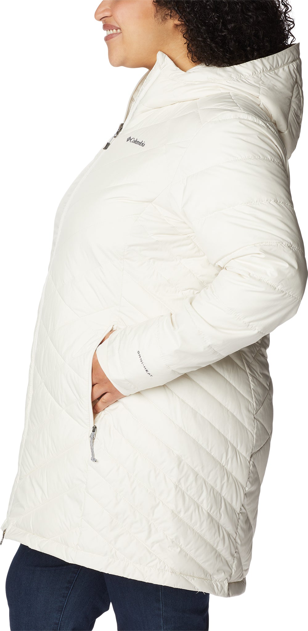 Columbia Heavenly Plus Size Long Hooded Jacket - Women's