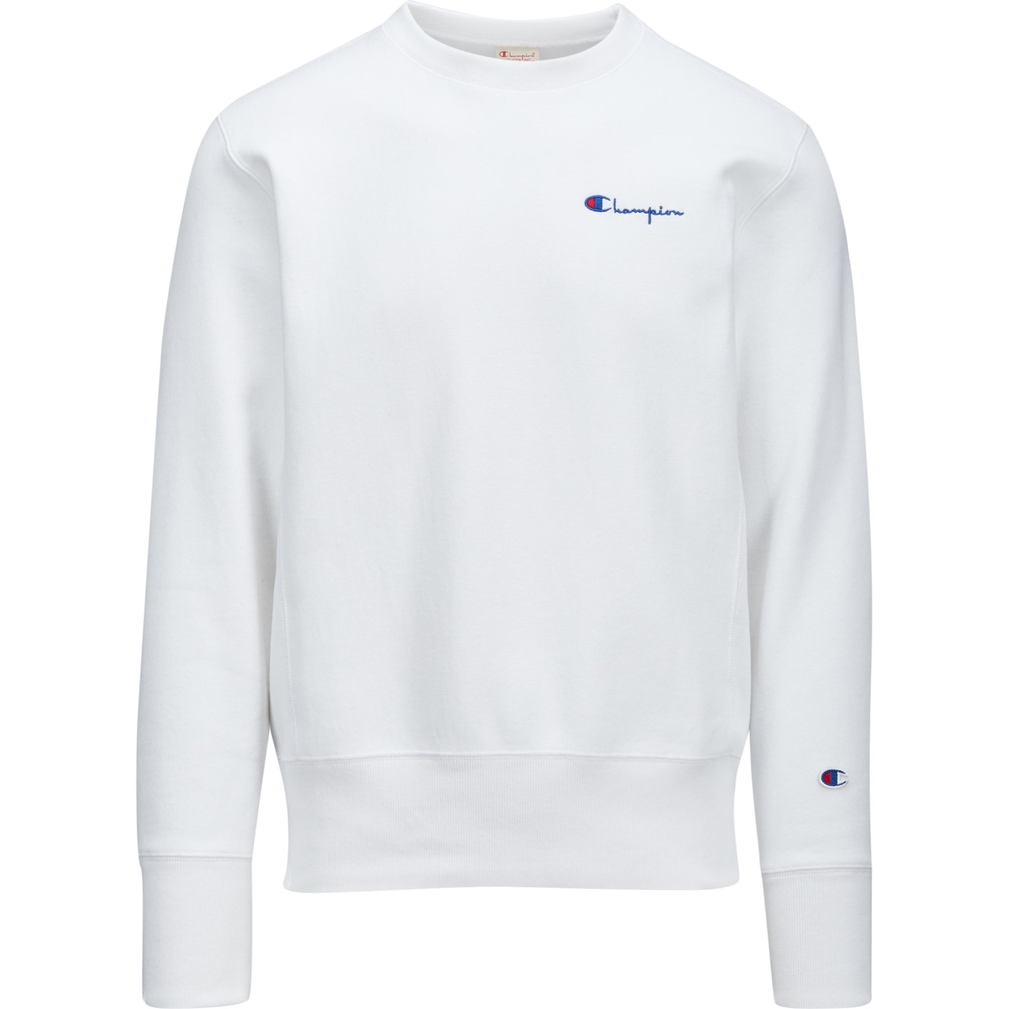 mens champion sweatshirt white