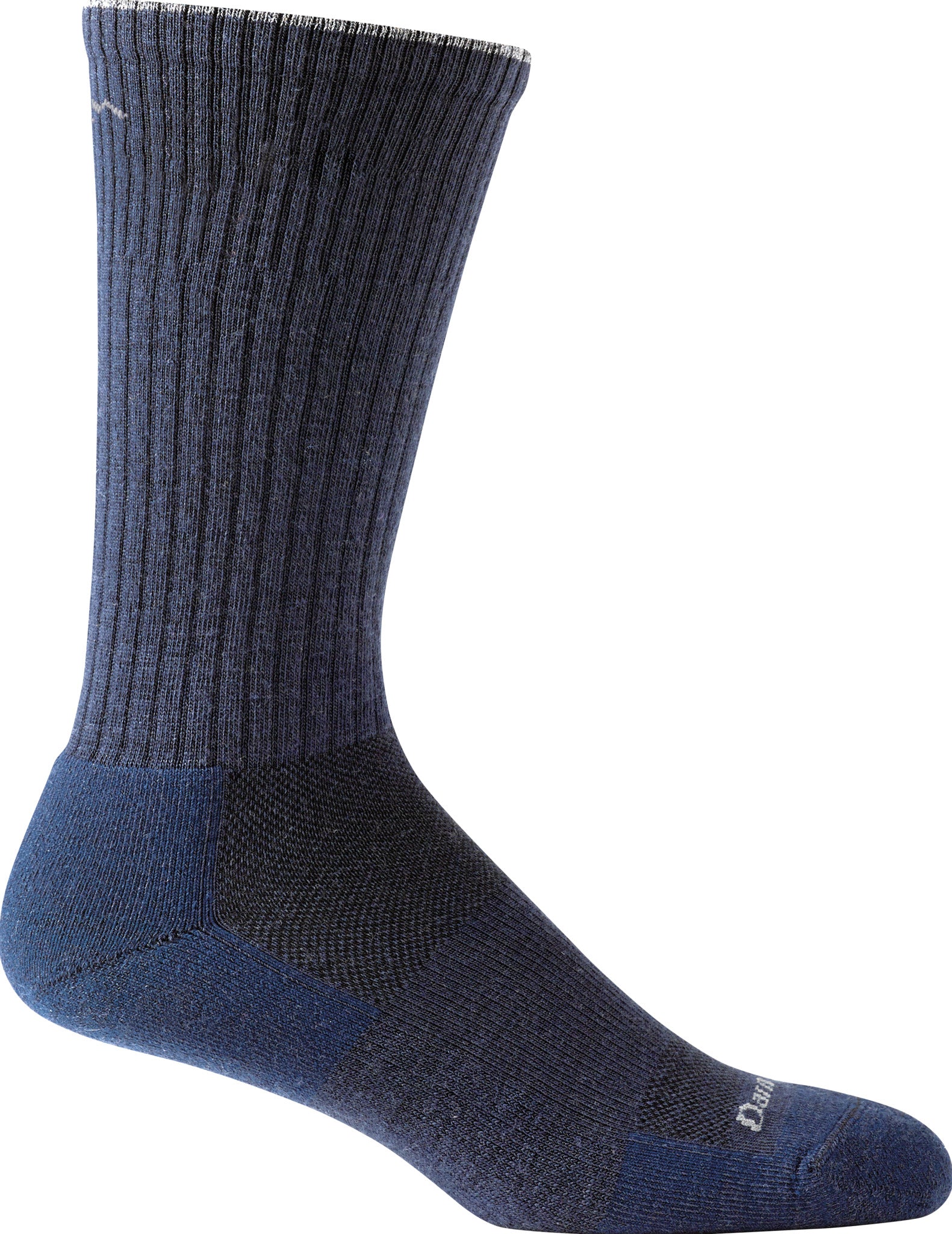 LAYER 8 SOCKS MEN'S - PACK 10 CREW CUSHION SOCKS - LARGE 10 13 - BLACK