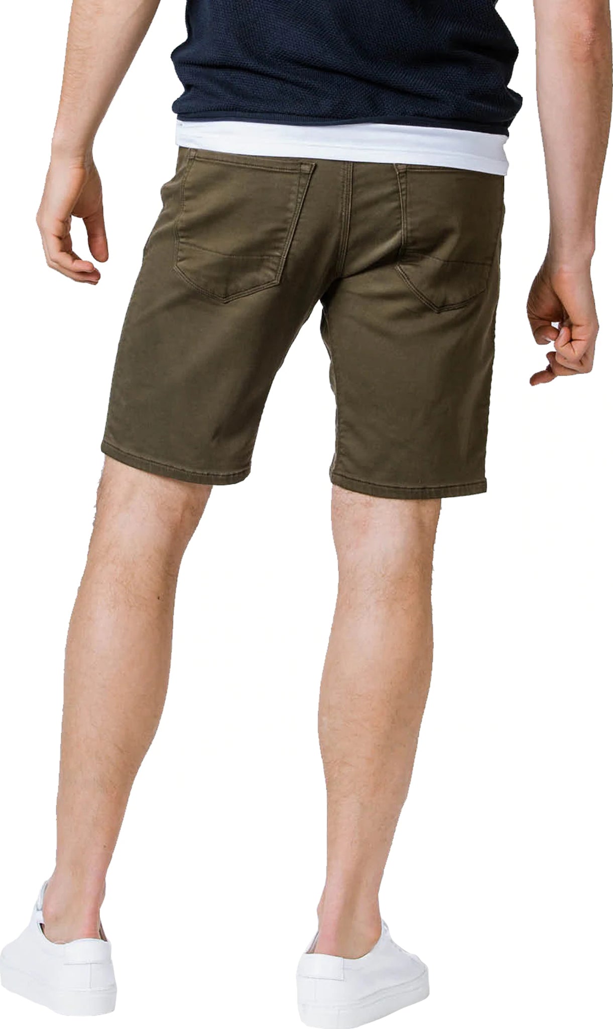 ENNOY Cotton Easy Shorts (GRAYISH OLIVE) | angeloawards.com