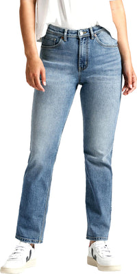 Fashion (sky Blue)High Waist Loose Korean Jeans For Women Straight Pants  Mom Jeans White Boyfriend Female Wide-leg Streetwear Spring Trousers ACU @  Best Price Online