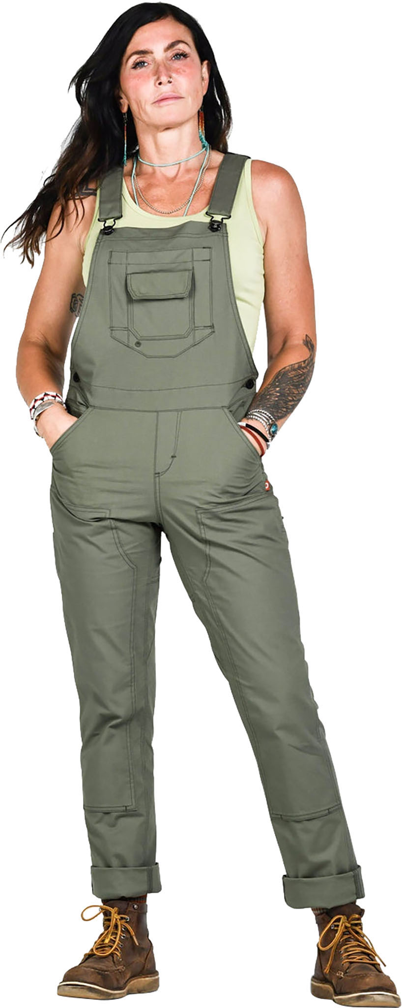 Dovetail Workwear Freshley Lightweight Overalls Bib - Women's ...