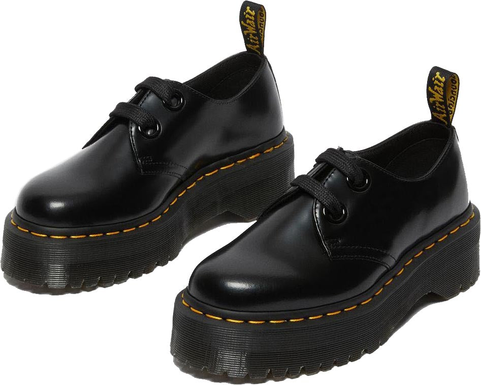 DR MARTENS Holly Women's Leather Platform Shoes