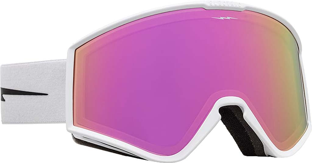 Electric Kleveland Small Snow Goggles - Matte White - Pink Chrome