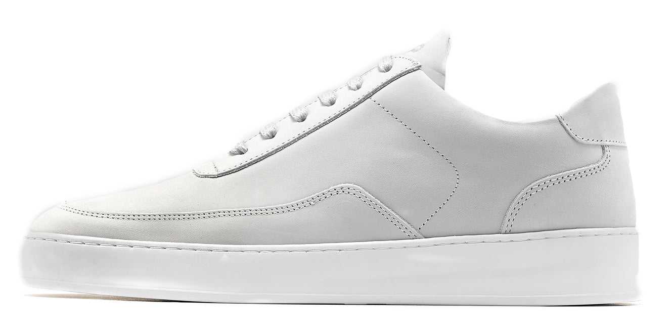 filling pieces low top plain lane nubuck white