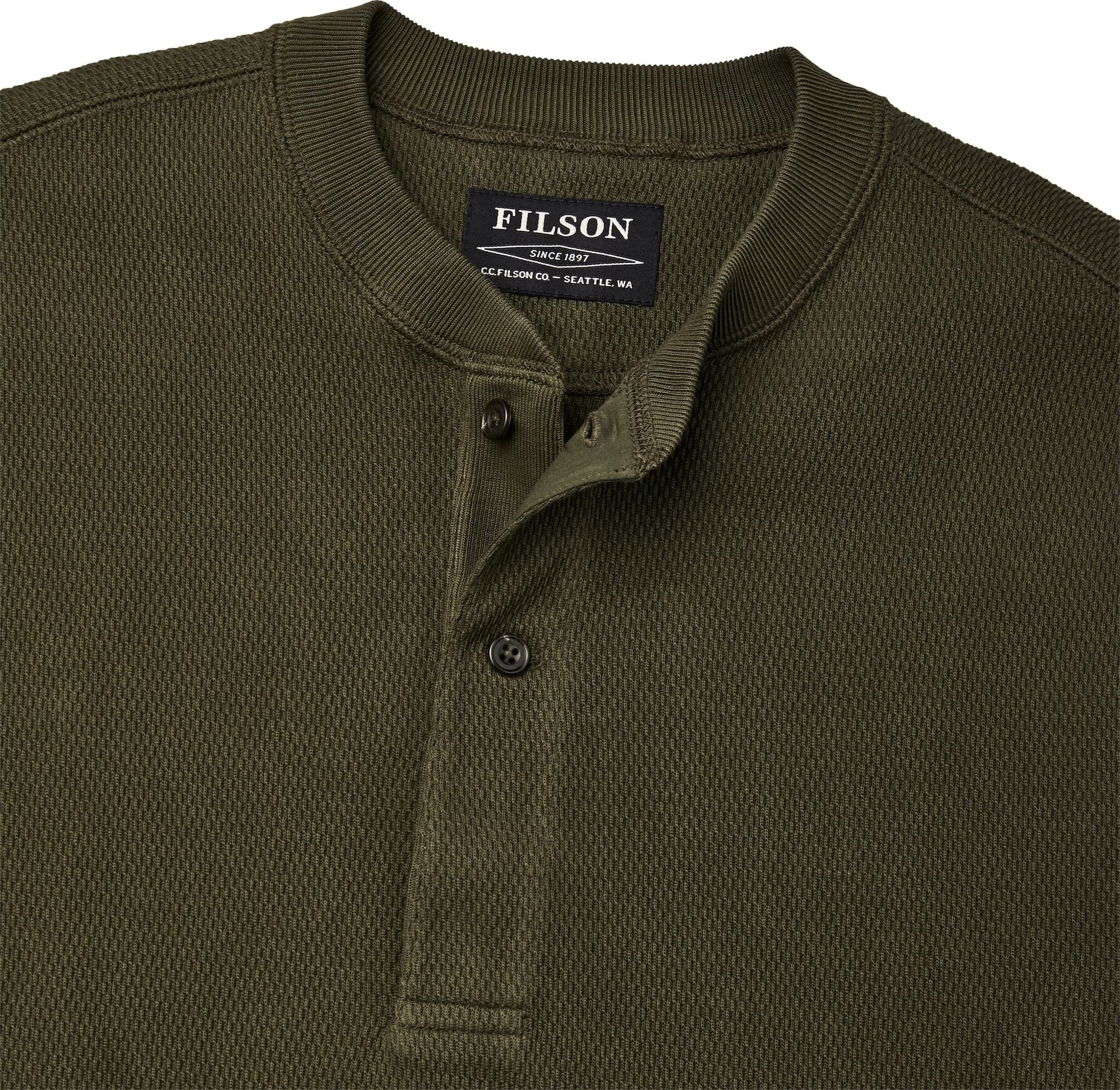 Filson Waffle Knit Henley Shirt - Men's