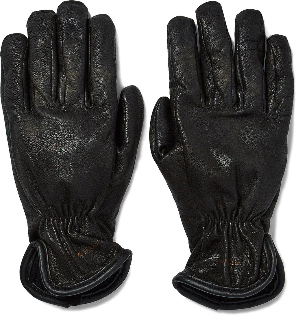 Filson Original Lined Goatskin Gloves - Unisex XL Black