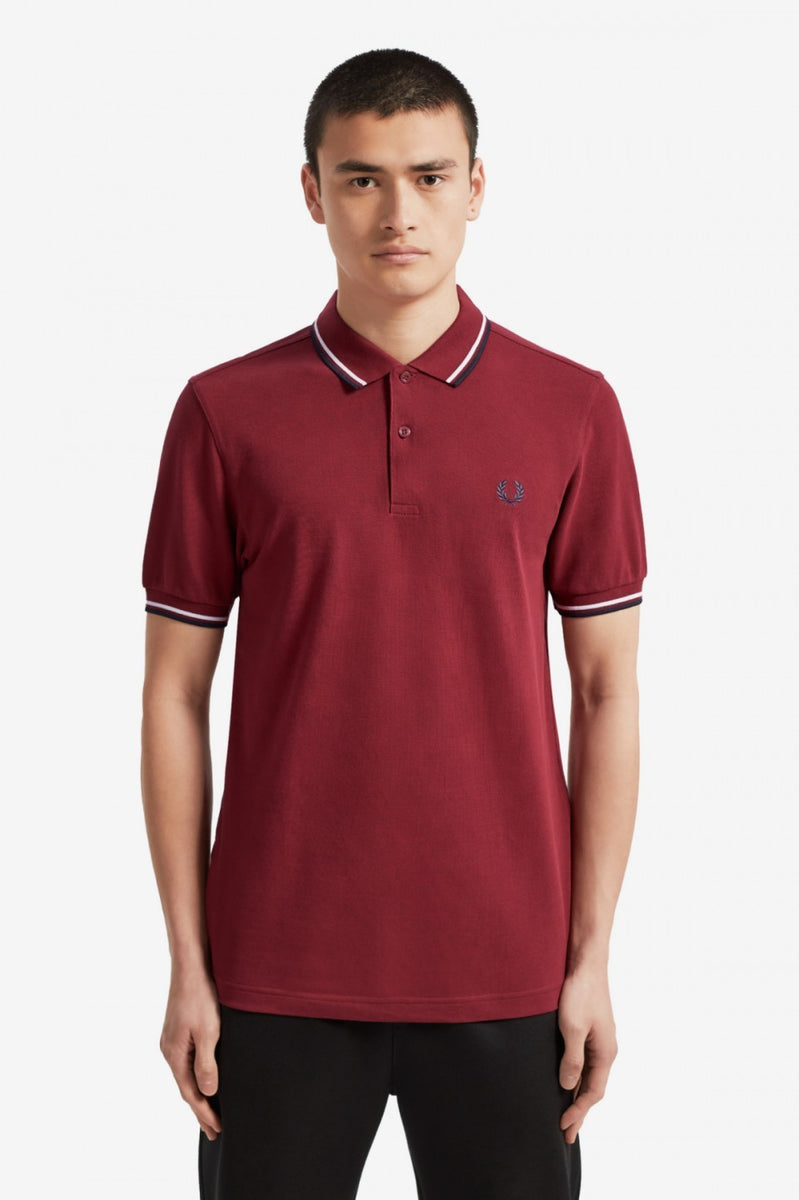 Fred Perry Slim Fit Twin Tipped Shirt Mens Altitude Sports 