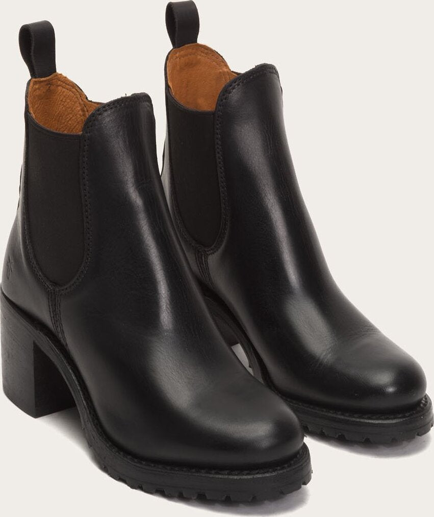 frye sabrina chelsea boot cognac