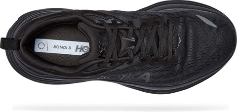 Hoka One One Men's Bondi 7 Running Shoes, Black/Black, Wide Width, Size 10