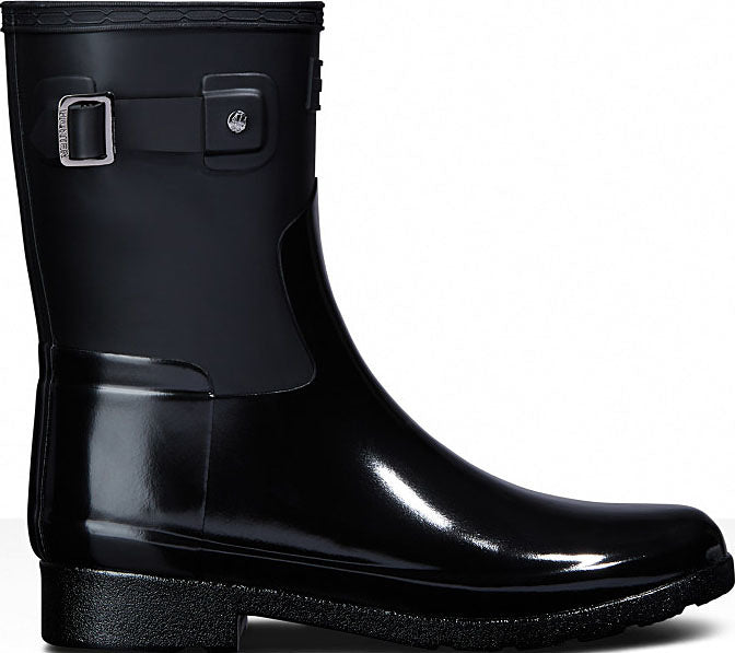 Hunter Refined Slim Fit Short Gloss Duo Rain Boots - Women's | Altitude ...