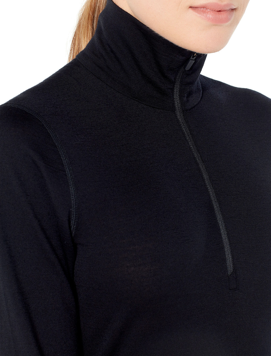 ICEBREAKER 260 TECH L/S HALF ZIP | BLACK