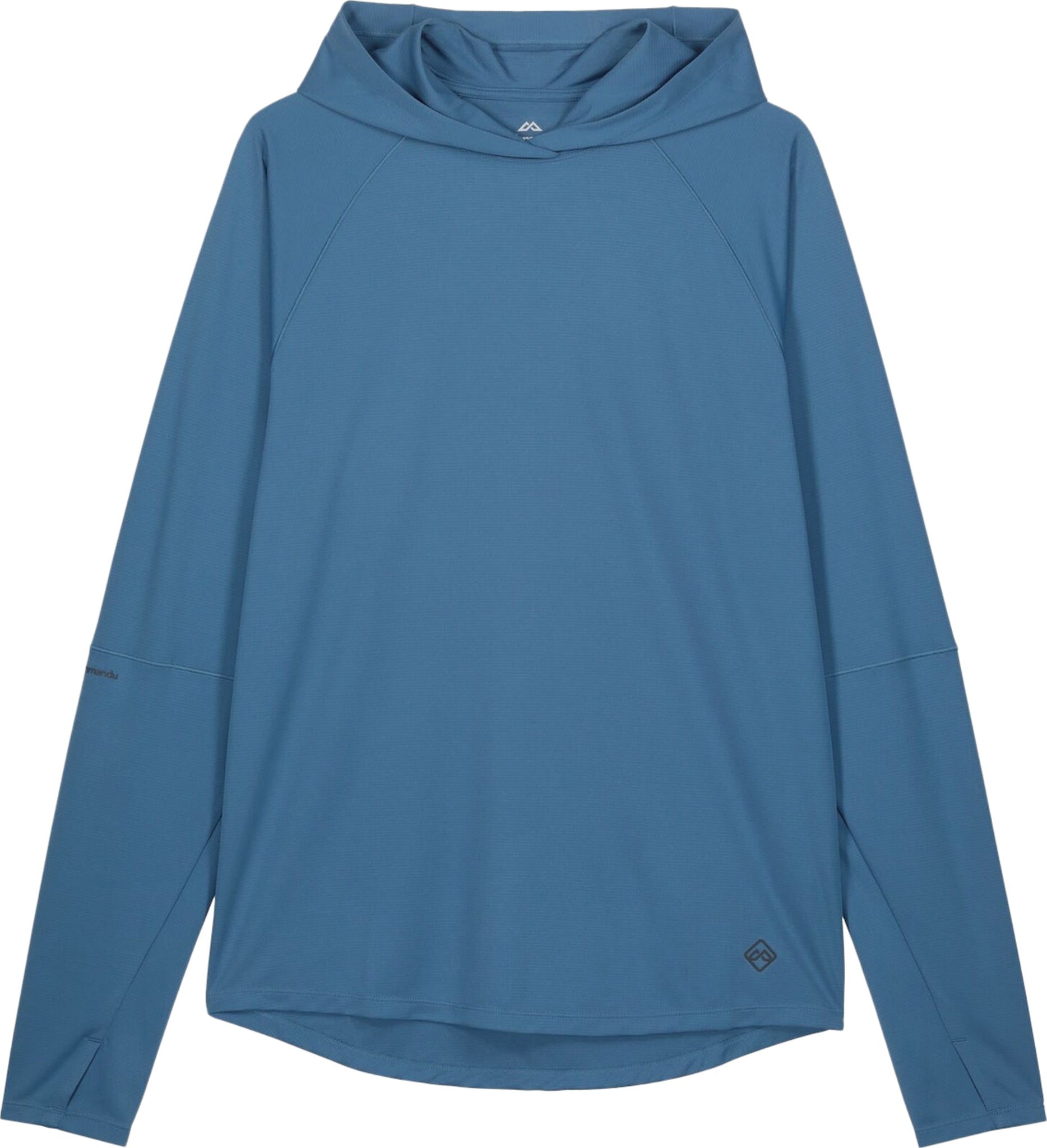 Kathmandu SUN-Stopper Hooded Long Sleeve Top - Men's M Steel Blue