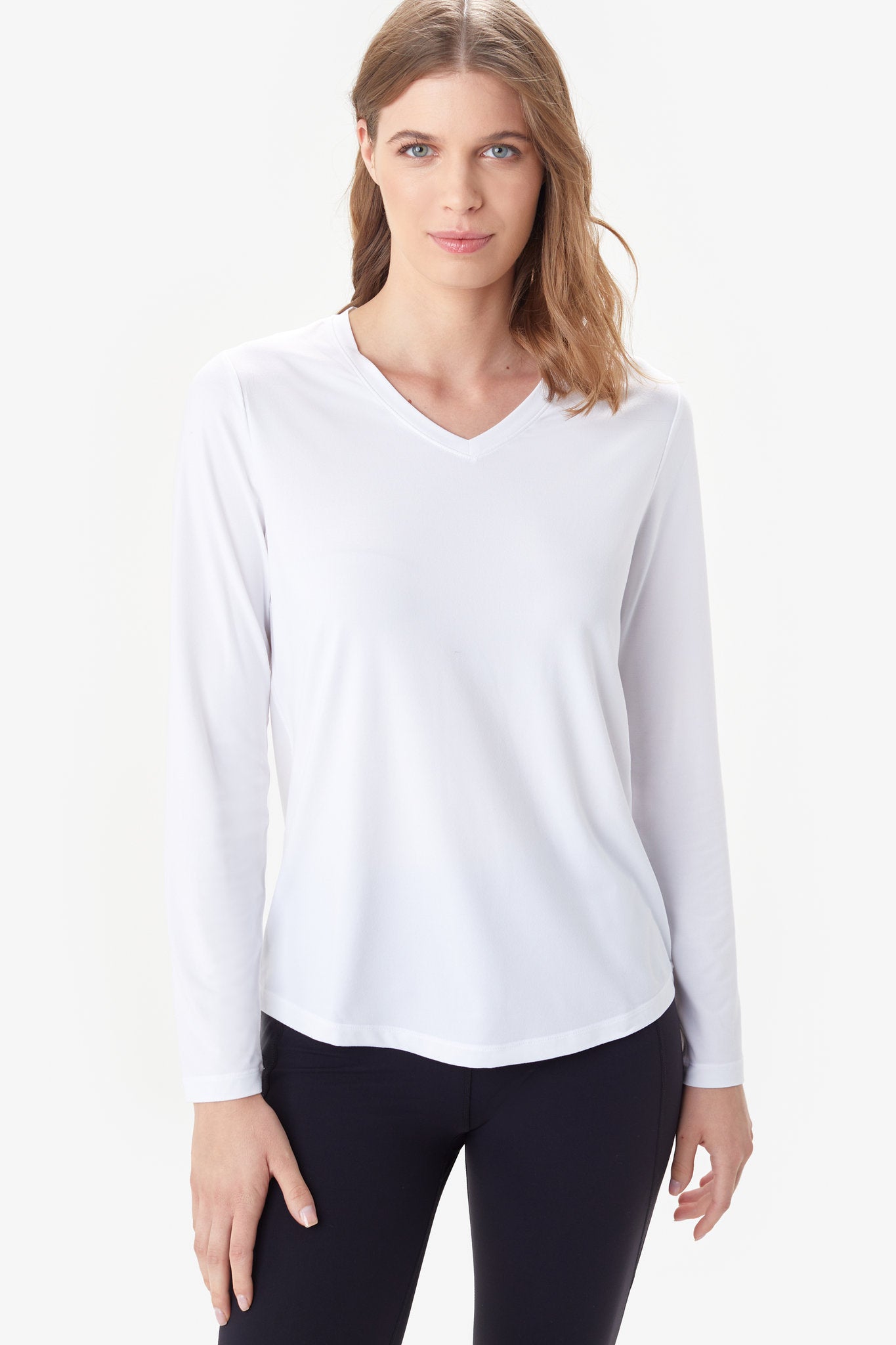 Lolë Fancy Long Sleeve V-Neck Top (Past Season) - Women's | Altitude Sports