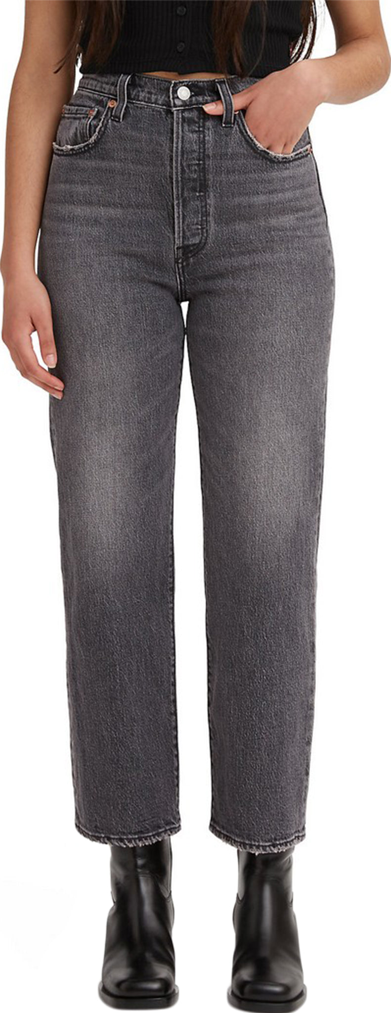 Ribcage ankle-length straight jean, Levi's, Shop Women%u2019s Skinny  Pants Online in Canada