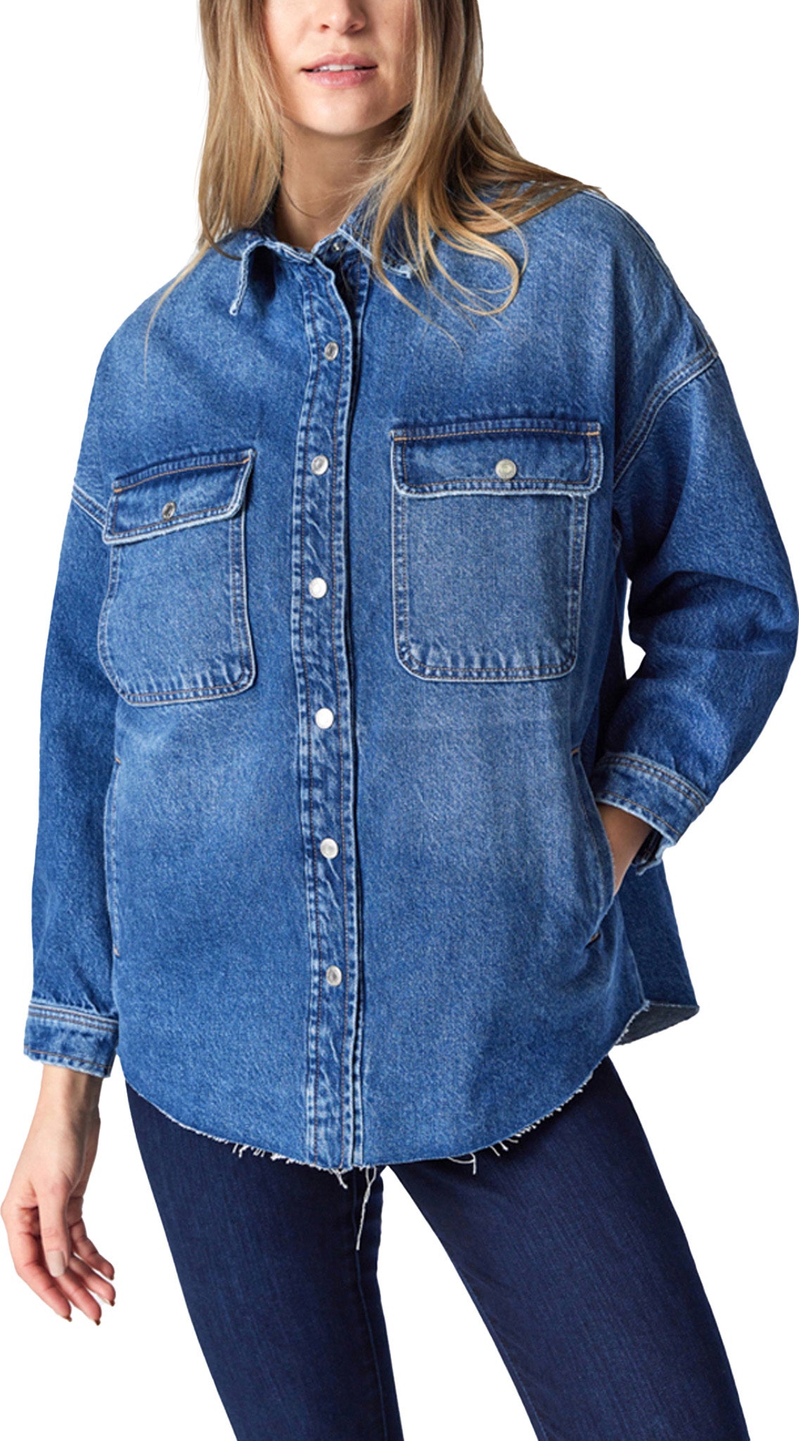 Mavi Tamara Dark Distressed True Blue Denim Jean - Women's | Altitude ...