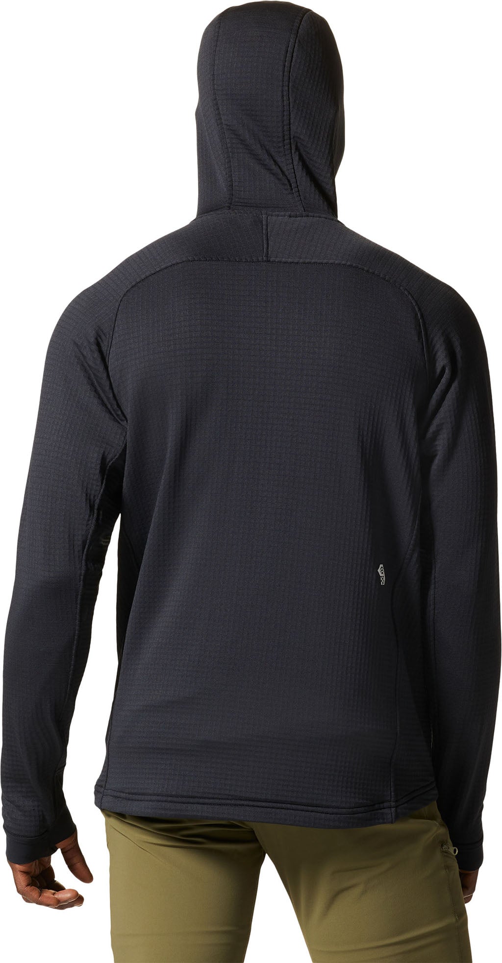 Women's Fleece Hiking Sweatshirt - MH 120 Black - [EN] graphite