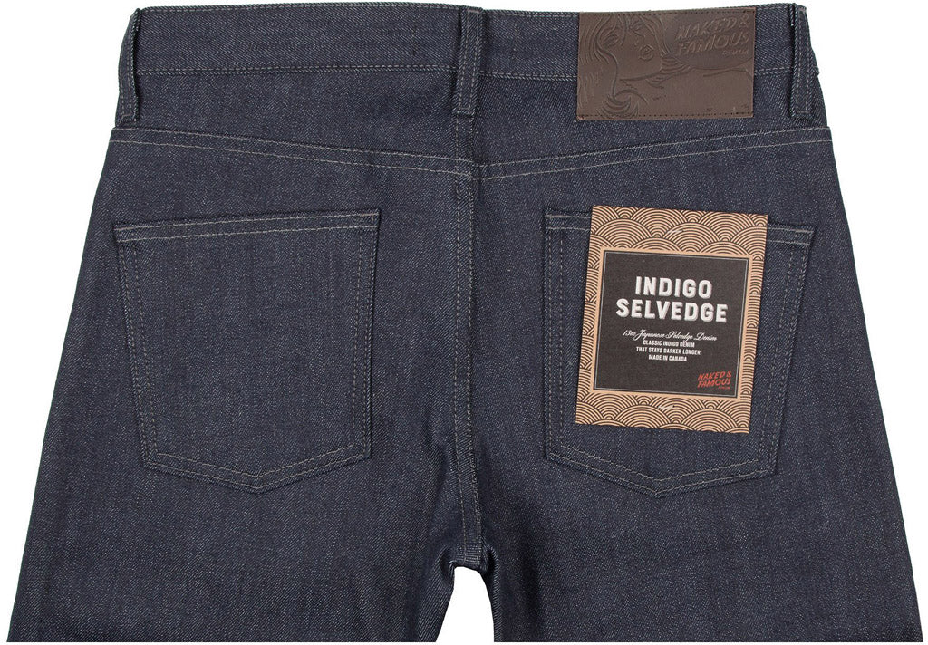 Naked & Famous Super Guy Jeans - Indigo Selvedge Denim - Men's