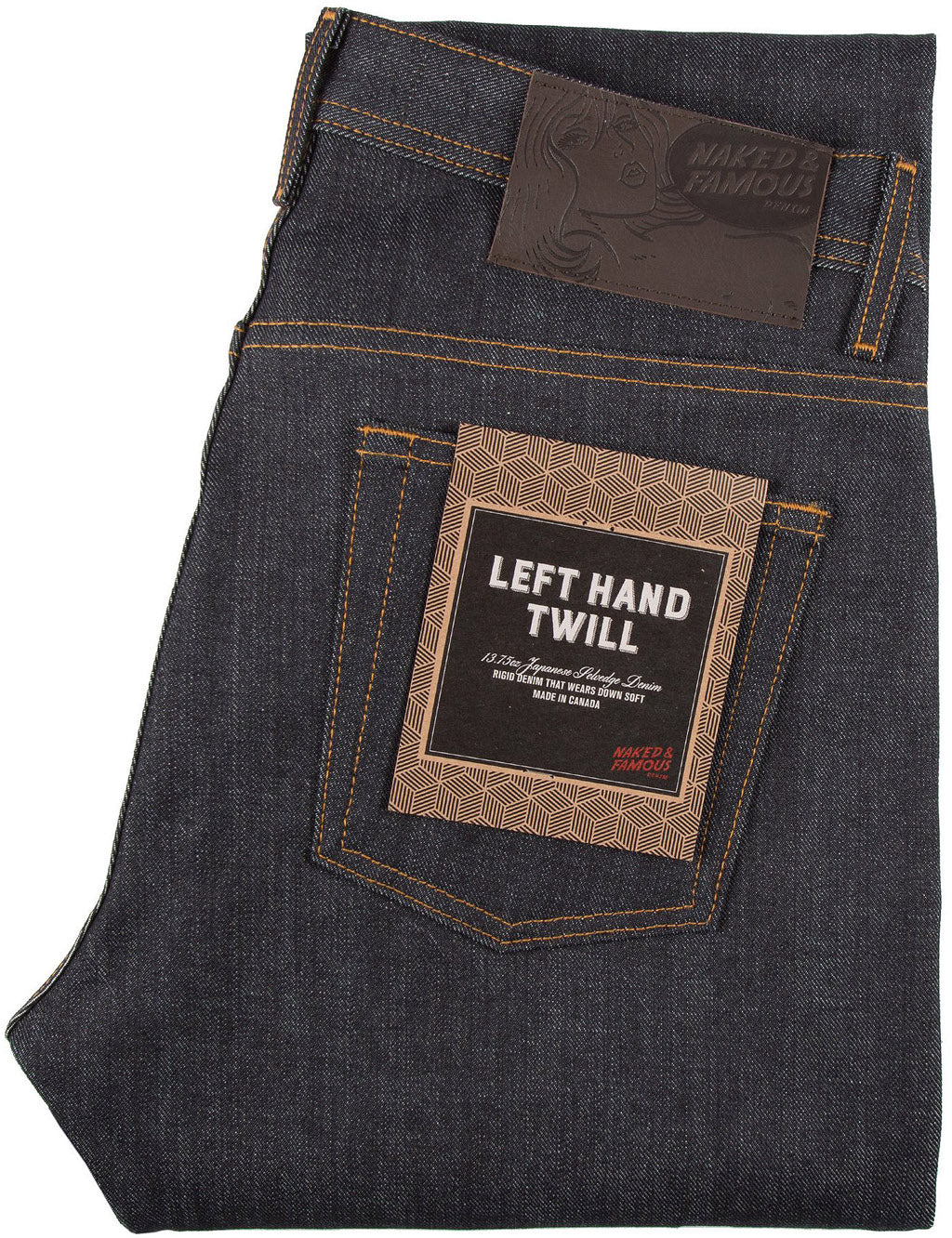 Naked & Famous Weird Guy Jeans - Deep Indigo Stretch Selvedge - Men's