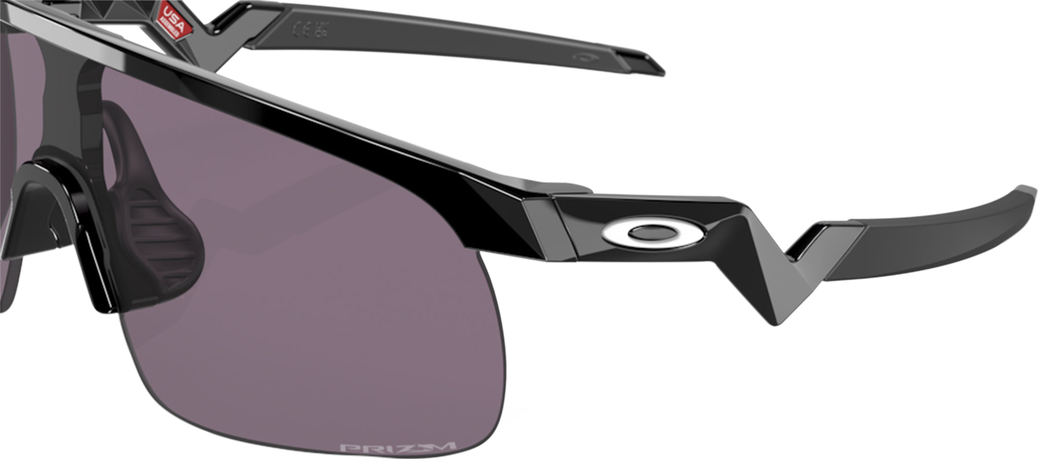 Oakley Resistor Sunglasses - Polished Black - Prizm Grey Lens 
