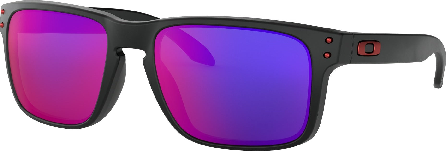 Oakley Holbrook Sunglasses - Matte Black - Positive Red Iridium Lens -  Men's | Altitude Sports