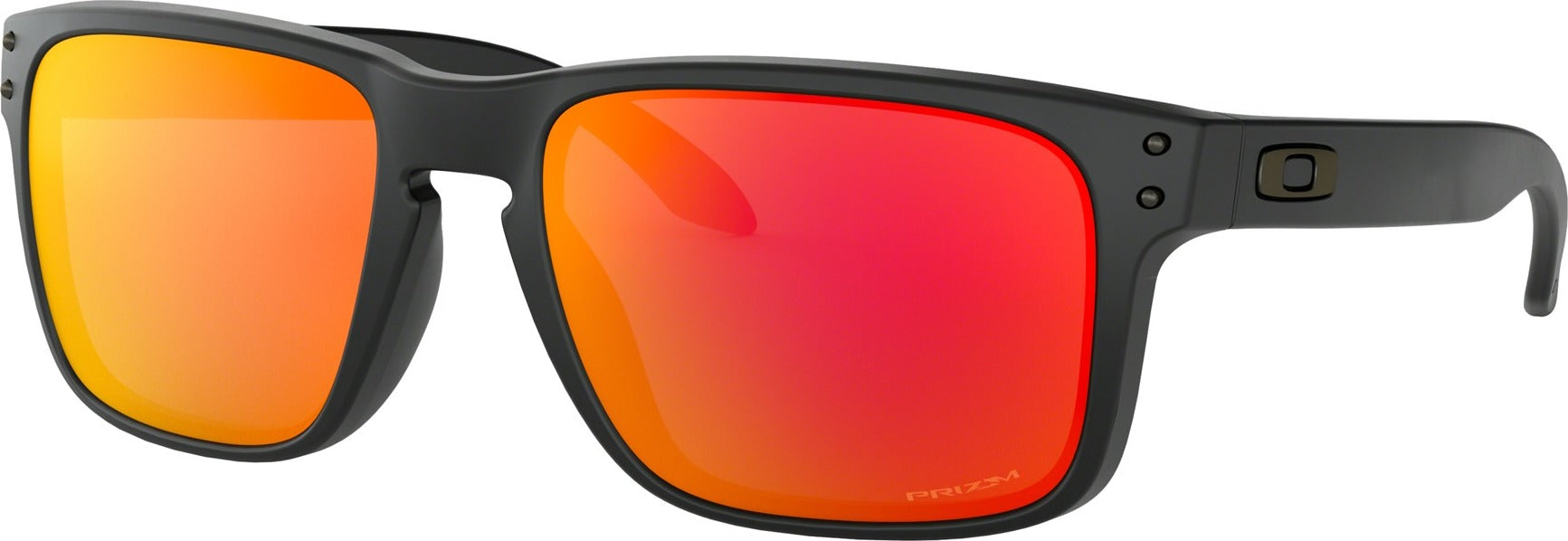 Oakley Holbrook Sunglasses - Matte Black - Prizm Ruby Lens | Altitude Sports