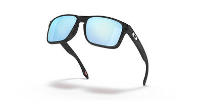 Oakley Holbrook Sunglasses - Matte Black Camo/Prizm Deep Water Polarized