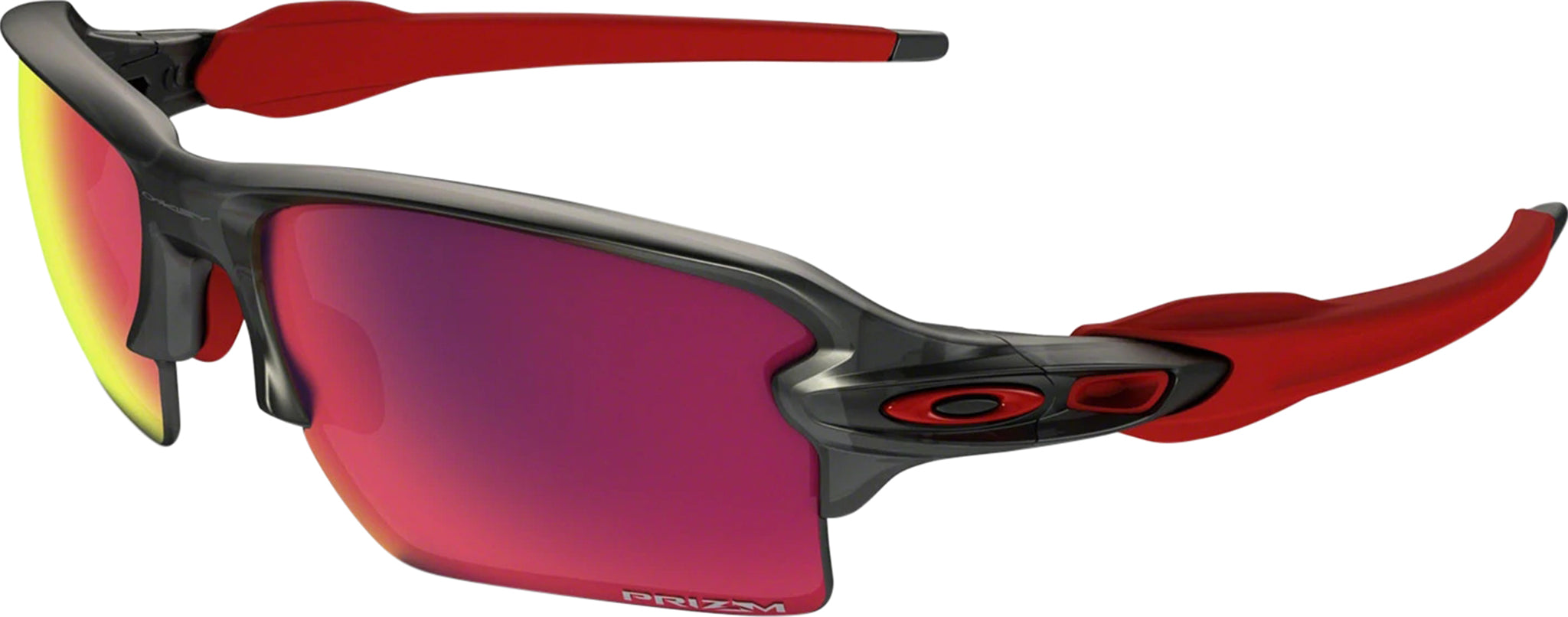 Oakley Flak  XL Sunglasses - Matte Grey Smoke - Prizm Road Lens - Men's  | Altitude Sports