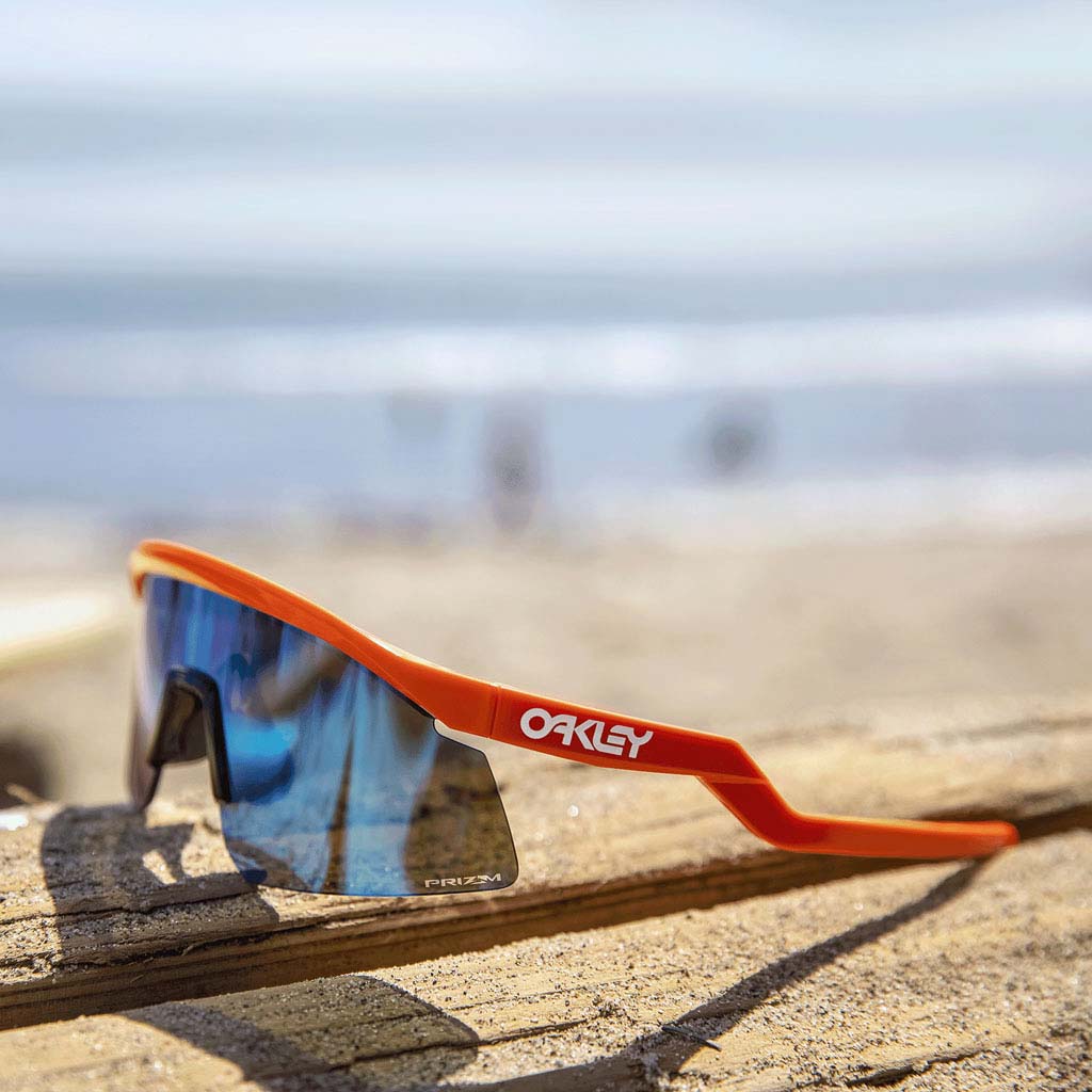 Oakley Hydra Sunglasses - Neon Orange - Prizm Sapphire Iridium Lens