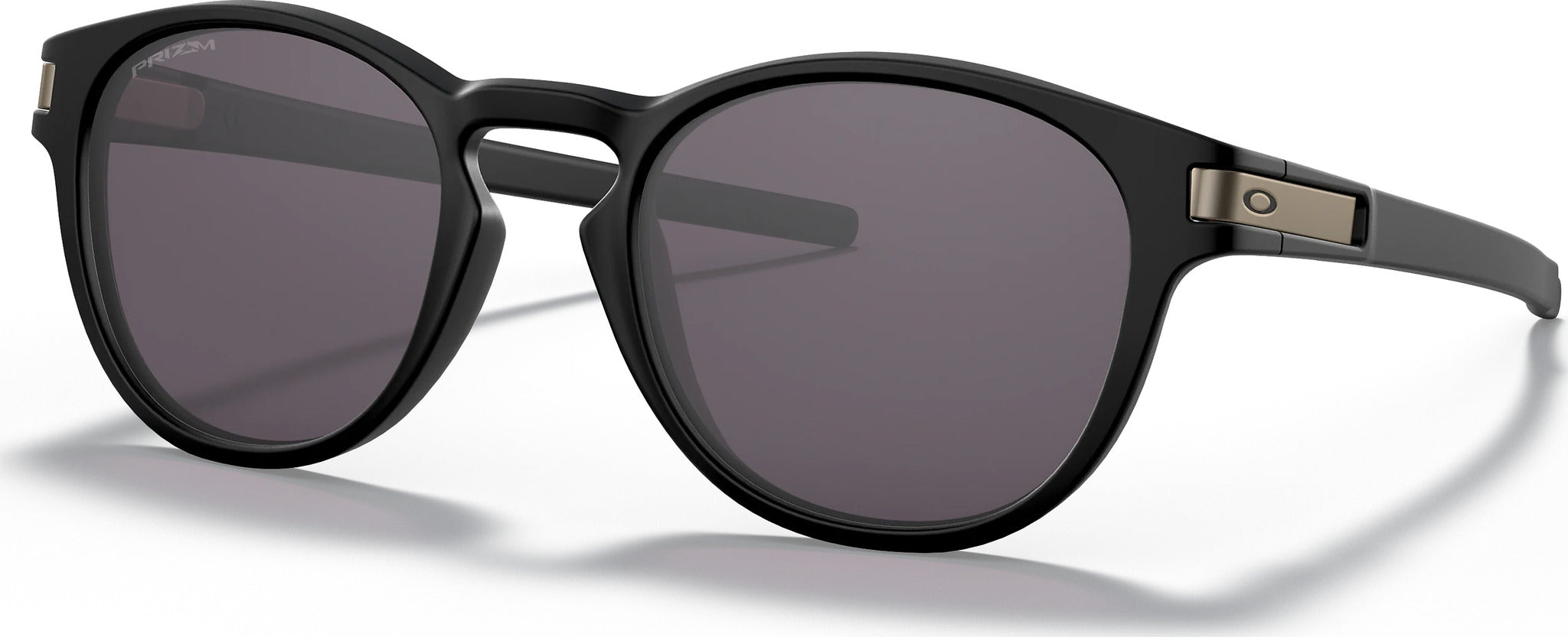 Oakley Latch Sunglasses - Matte Black - Prizm Grey Polarized Lens |  Altitude Sports