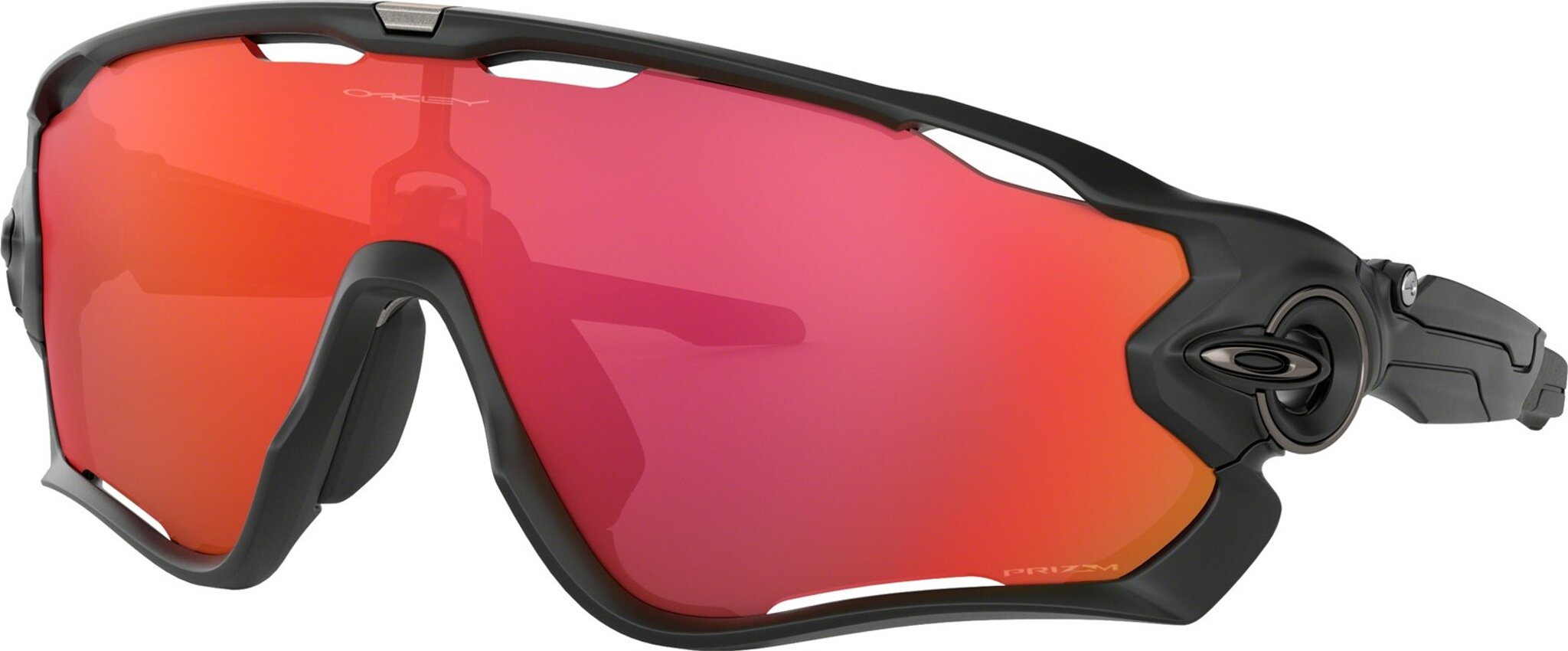 Oakley Jawbreaker Sunglasses - Matte Black - Prizm Trail Torch Lens |  Altitude Sports