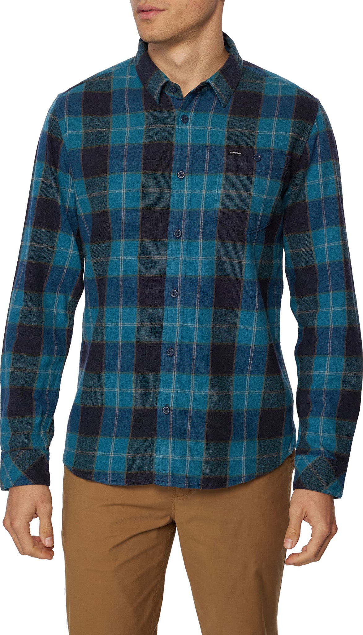 O'Neill Redmond Plaid Stretch Flannel Shirt - Men's | Altitude Sports