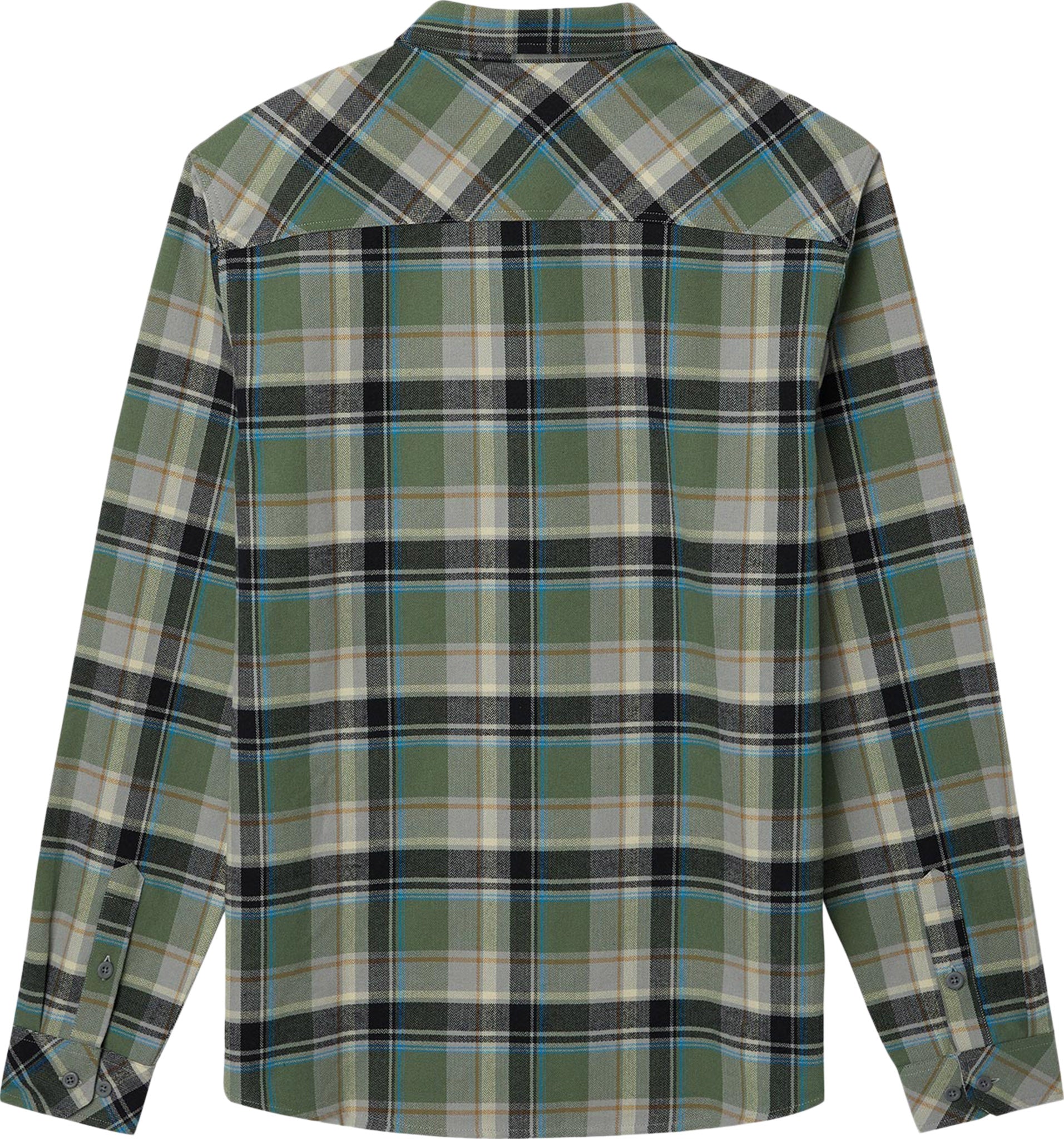 Regular Fit Flannel Shirt - Dark green/plaid - Men