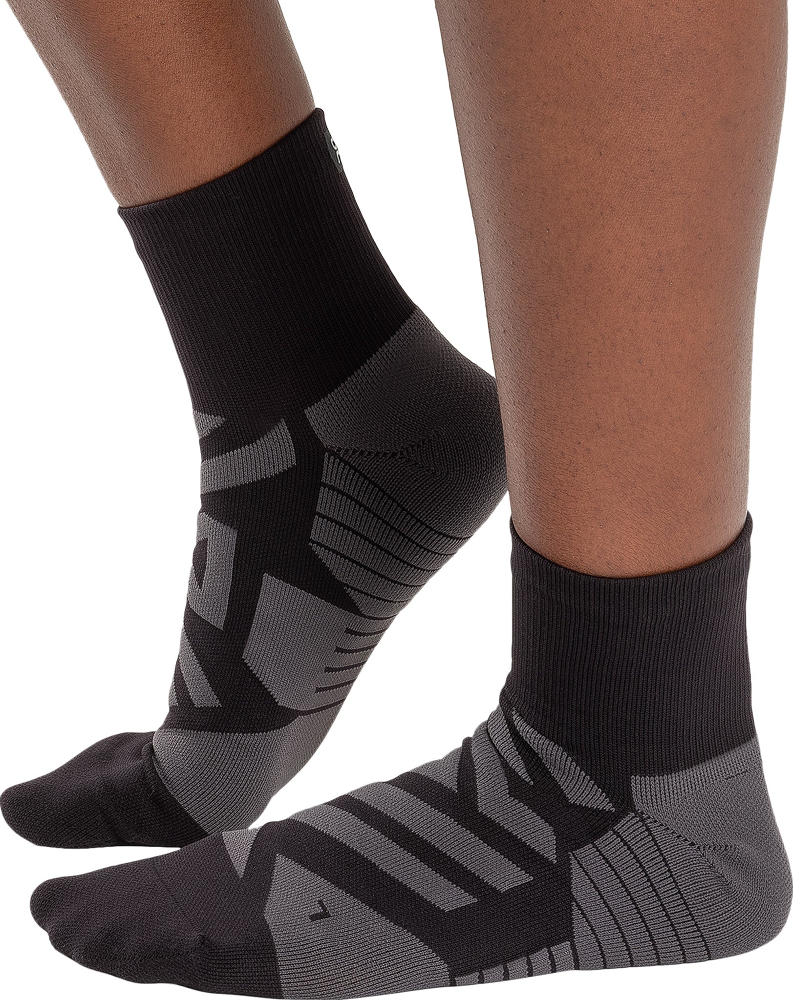 On Chaussettes Running Homme - Performance High - Black & Shadow
