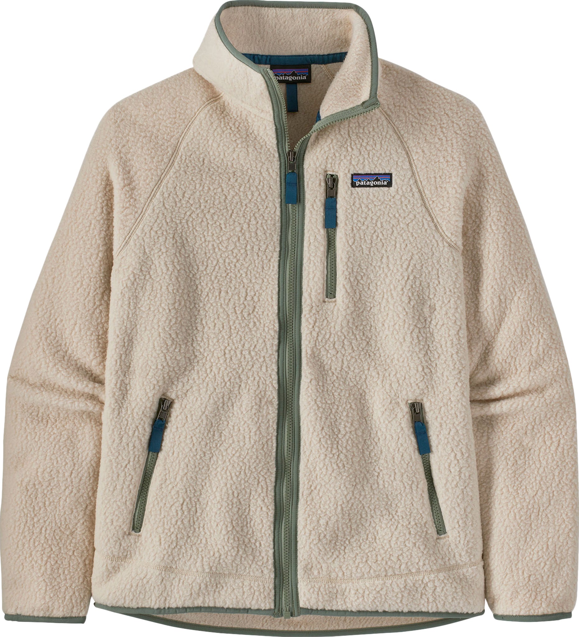 Patagonia Mens Lightweight Retro Pile Fleece Jacket El Cap Khaki