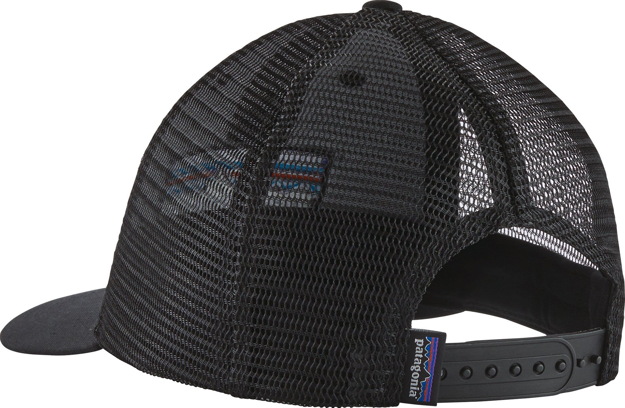 Patagonia Logo P-6 LoPro Trucker Hat - Low Crown - Black