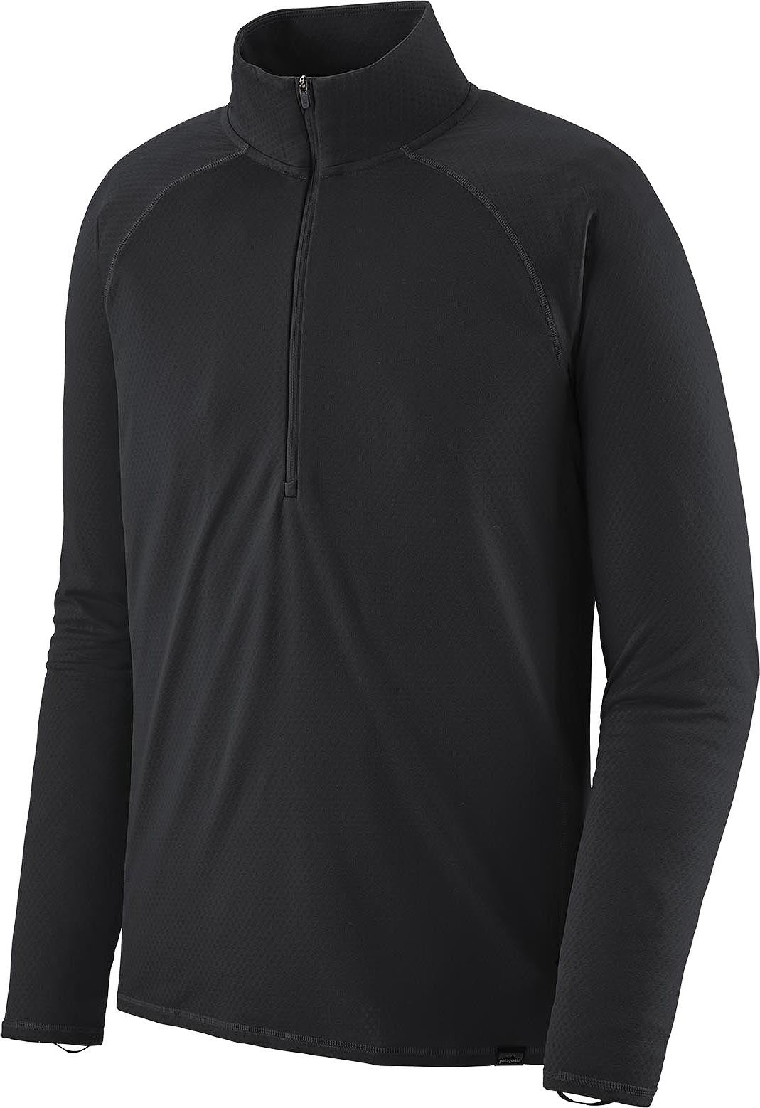 Men's Regular Fit Long Sleeve Midweight Thermal Undershirt - All In Motion™  Black S