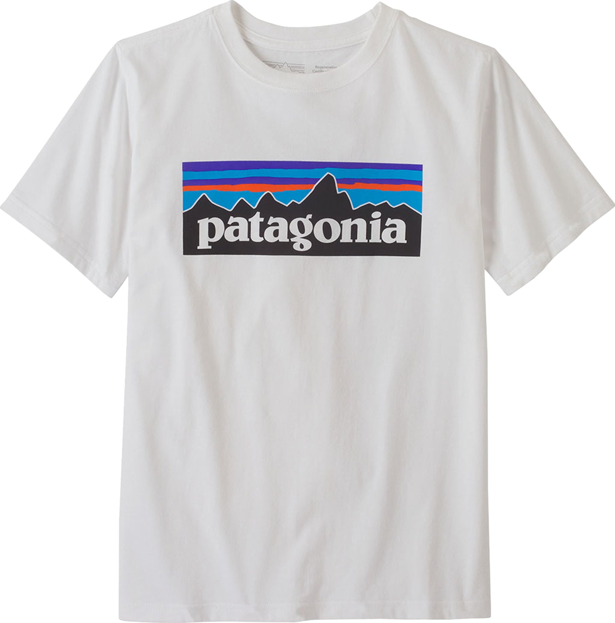 Patagonia Regenerative Organic Certified Cotton P-6 Logo T-Shirt - Boy ...
