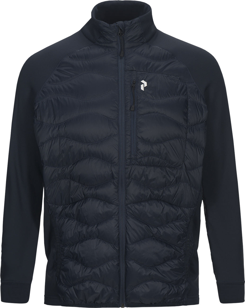 men's down helium hybrid jacket