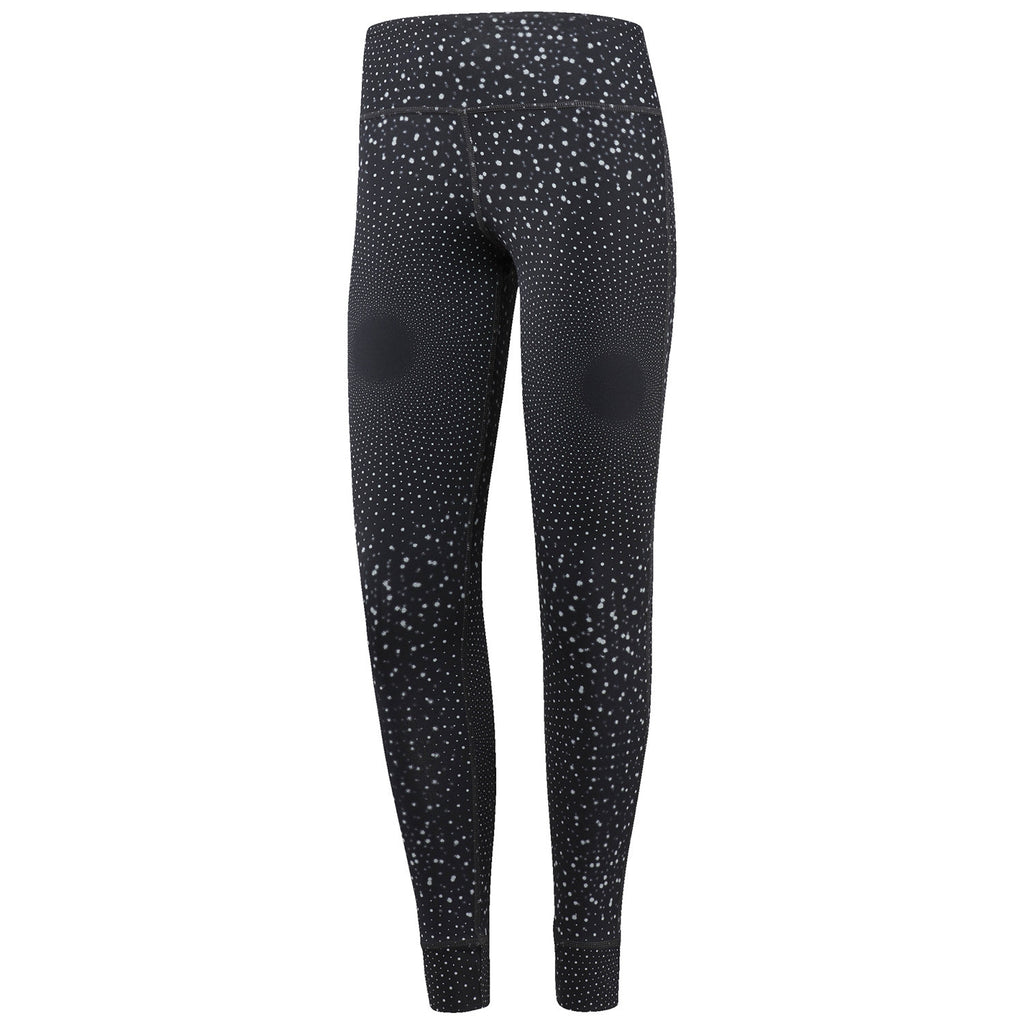 reebok lux dotted cymatic tights dame