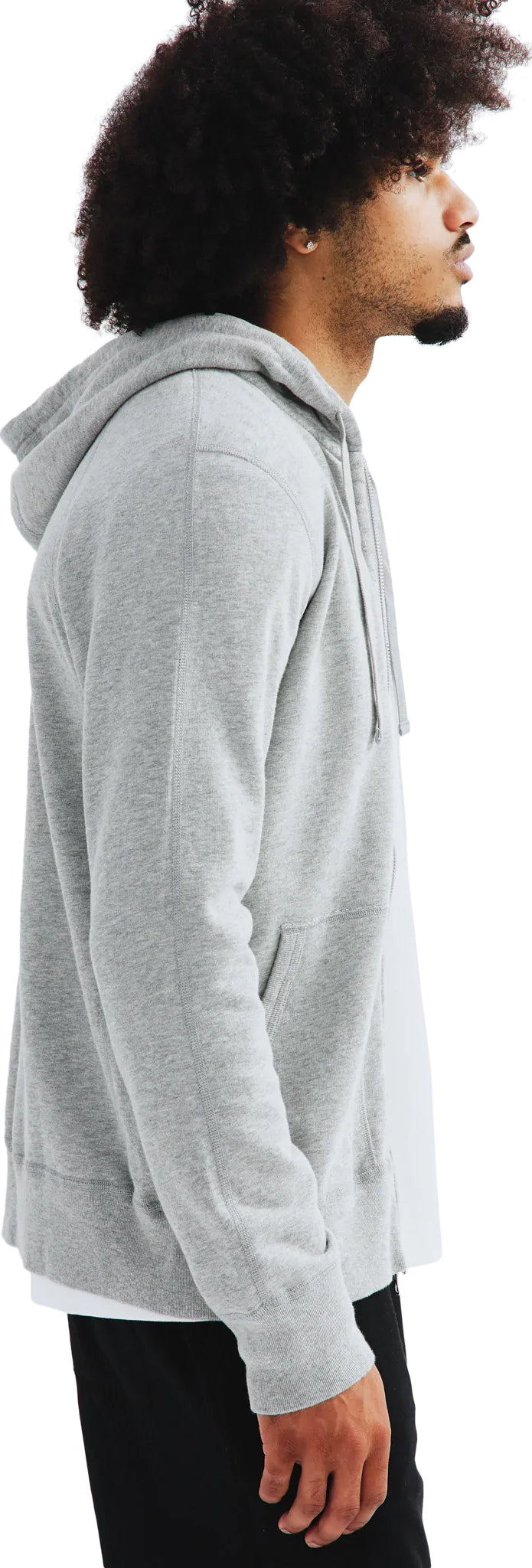 Renown Heavy Weight Full Zip Hoodie - Athletic Heather Grey