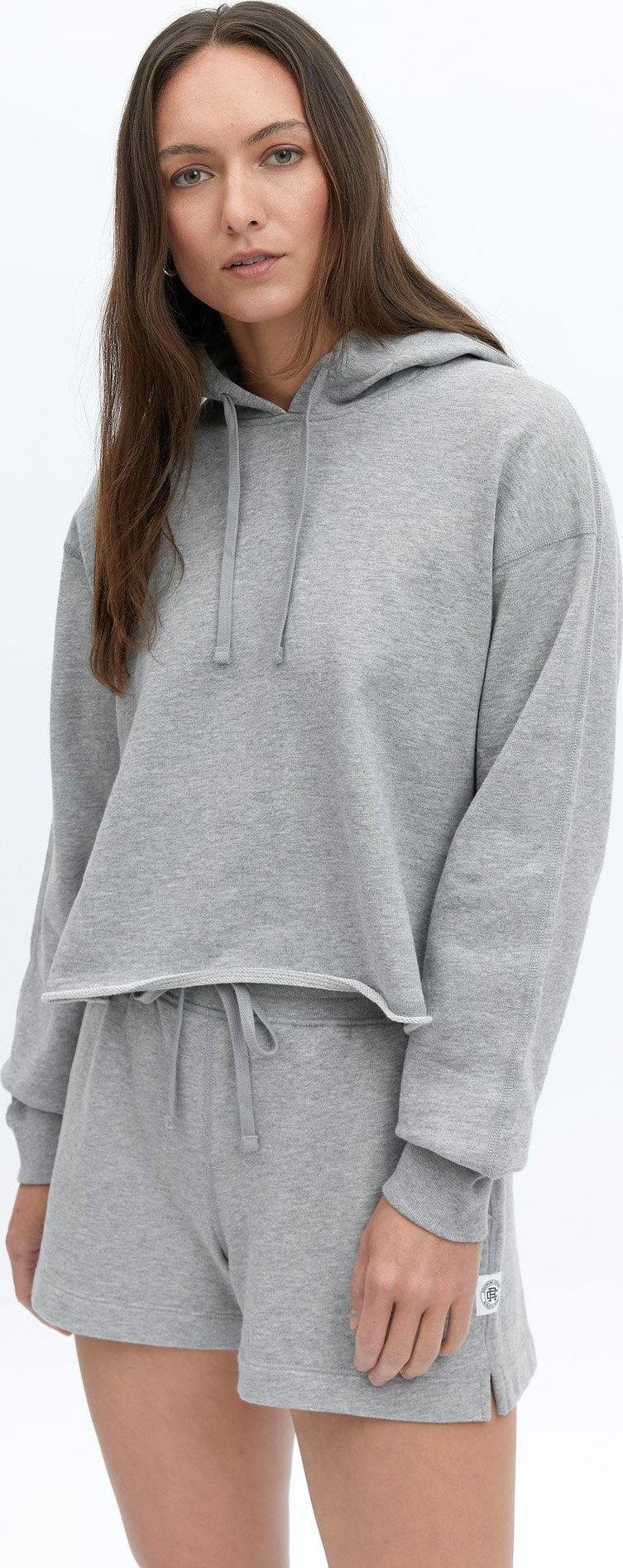 reigning champ cut off hoodie