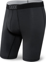 Saxx Men's Kinetic Light Compression Mesh Long Leg Boxer Briefs, Men's  Underwear