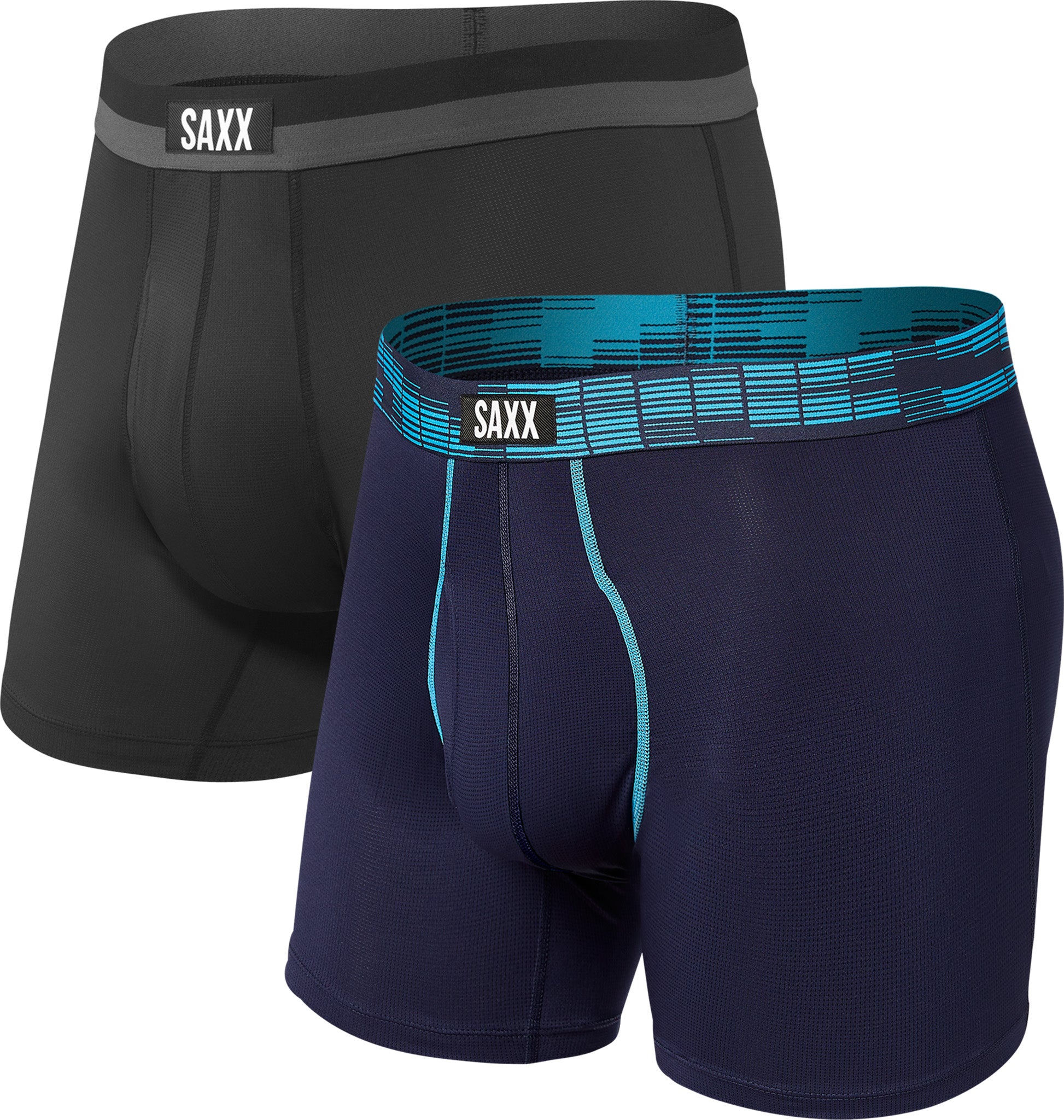 Saxx Boxers (Pack of 2) Ultra Black Blue